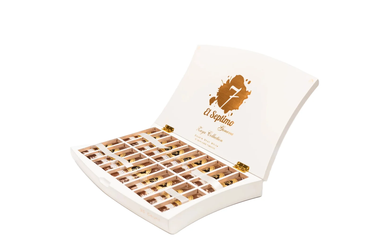 El Septimo - Double Shot White - 3¾ x 68  Short Gigante