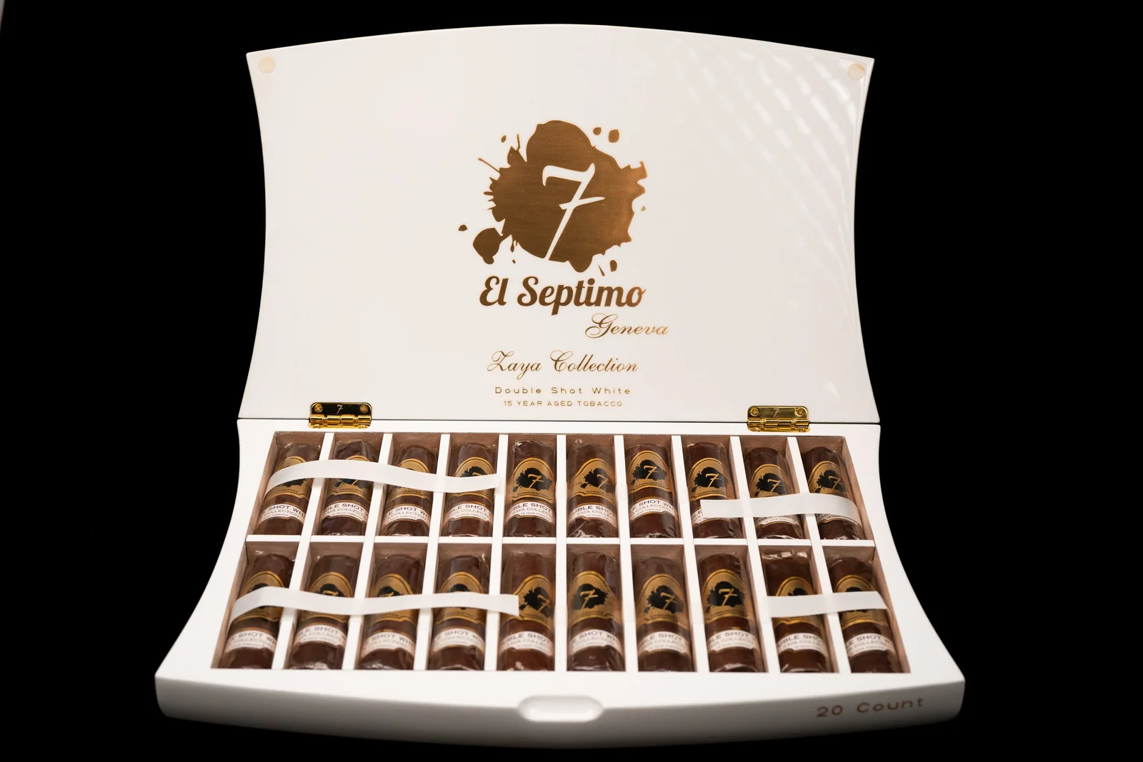 El Septimo - Double Shot White - 3¾ x 68  Short Gigante