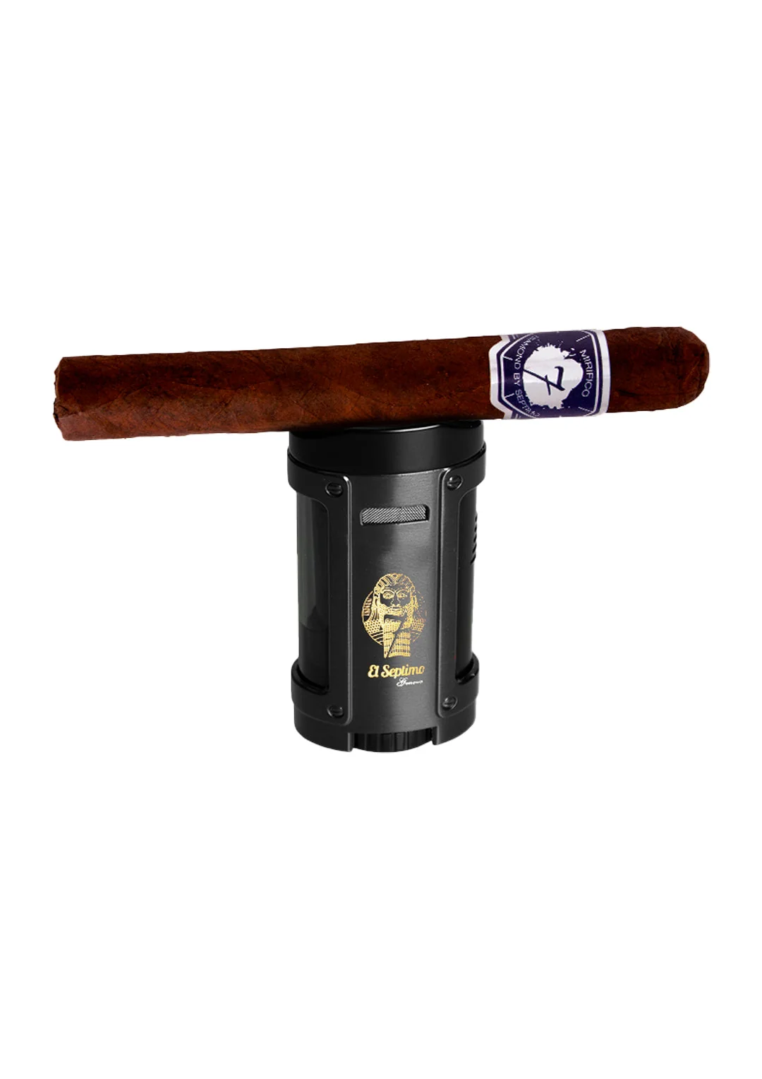 El-Septimo - Gilgamesh Quadruple Torch Lighter & Stand