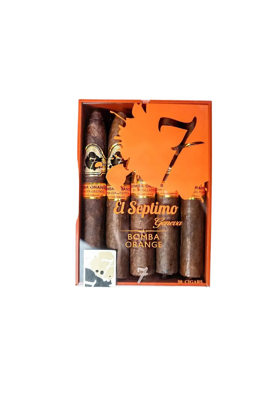 Box of 20 El Septimo Bomba Orange cigars – available at Los Angeles cigar shop