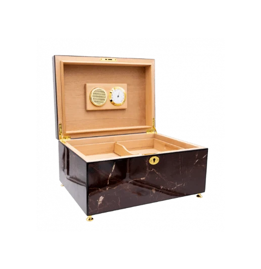El-Septimo - Brown Marble Cigar Humidor